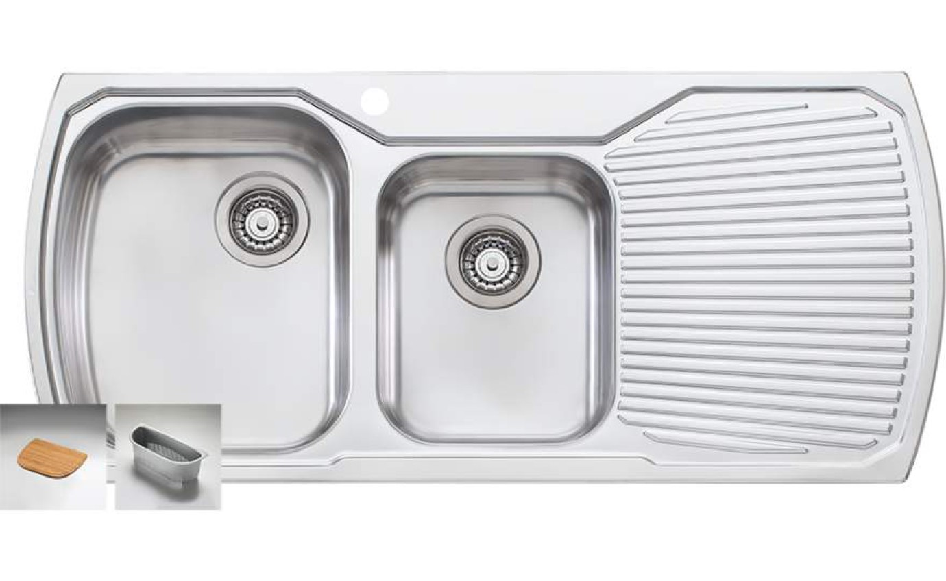 Oliveri Monet 1 & 3/4 Bowl Sink MO7111TH