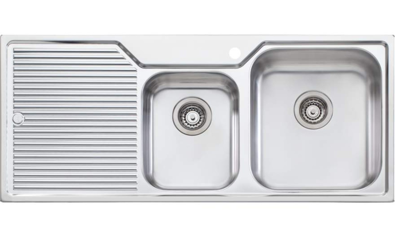 Oliveri Nu-Petite 1 & 3/4 Bowl Sink NP6121TH