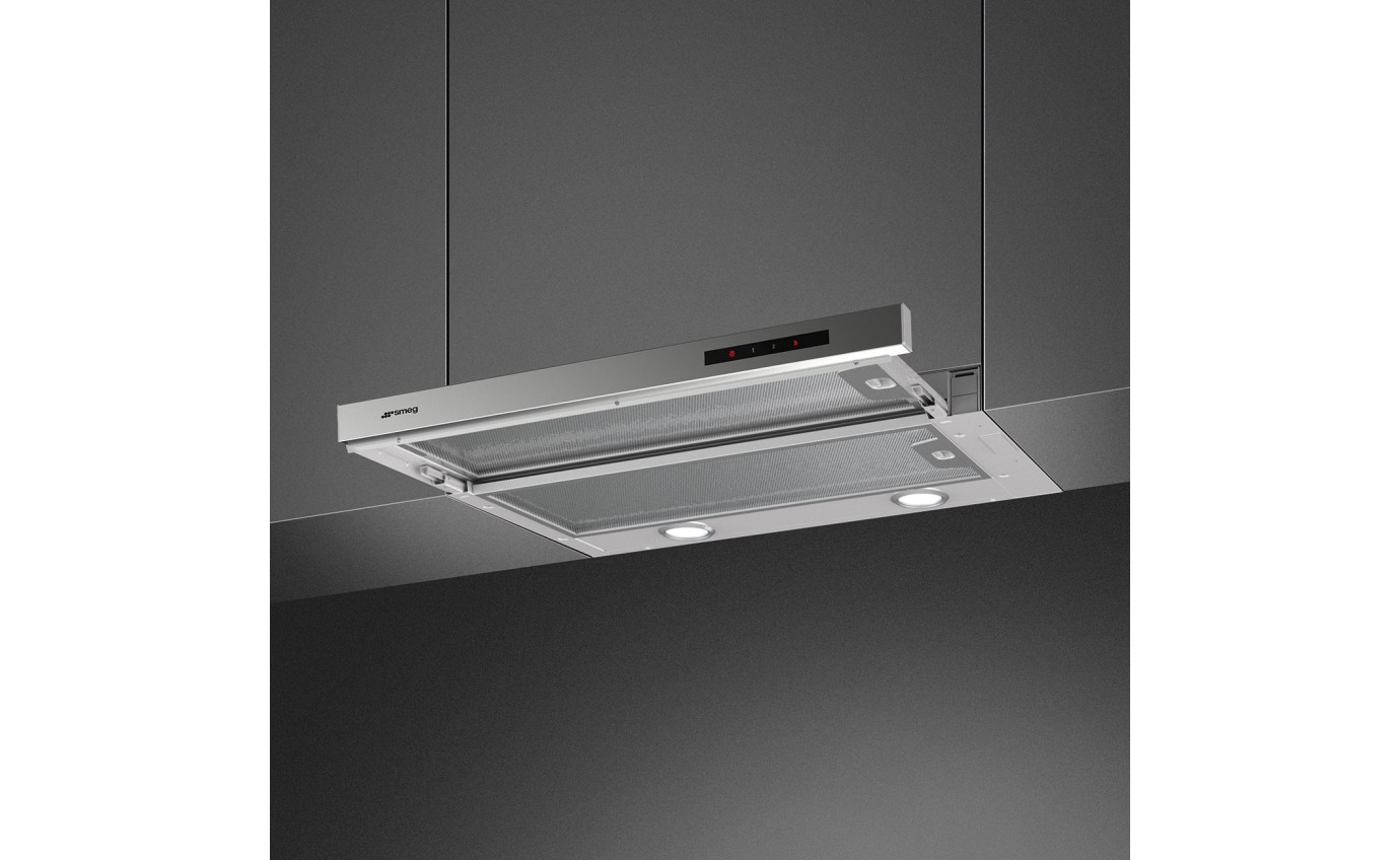 Smeg 60cm Integrated Telescopic Rangehood STH650X2