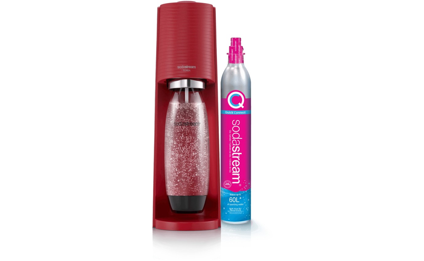 SodaStream Terra Sparkling Water Maker (Red) 1012811612