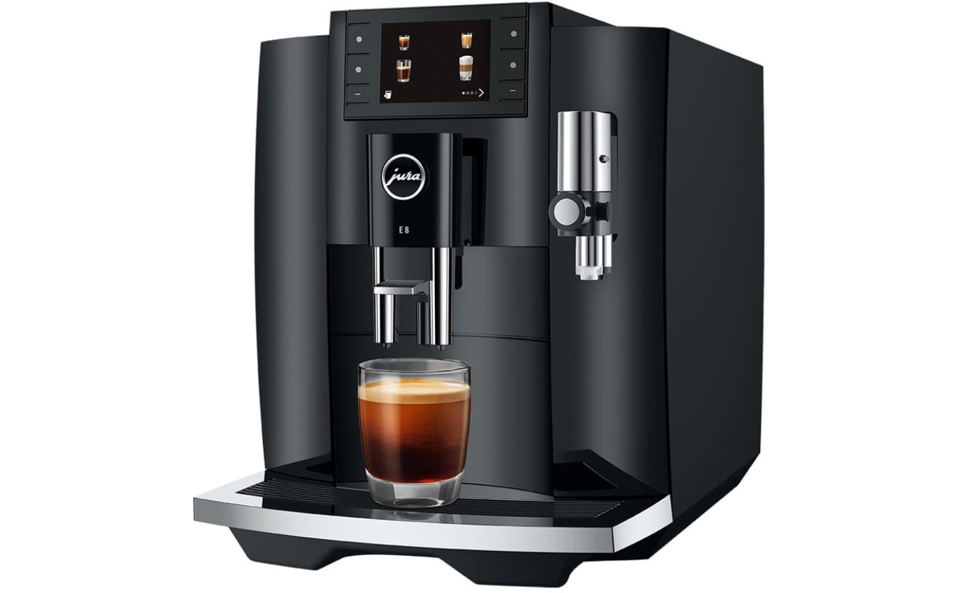 Jura E8 Automatic Coffee Machine (Piano Black) 15661