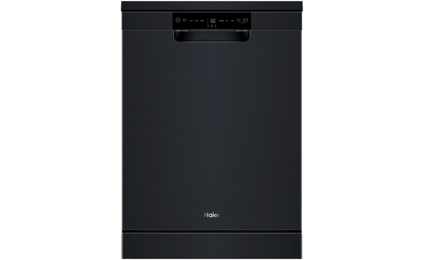 Haier 60cm 300 Series Freestanding Dishwasher (Black) HDW13F0B1