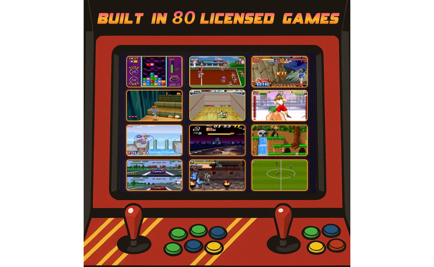 Laser Smart Retro Gaming Projector with Dual Controllers PJGH803B168