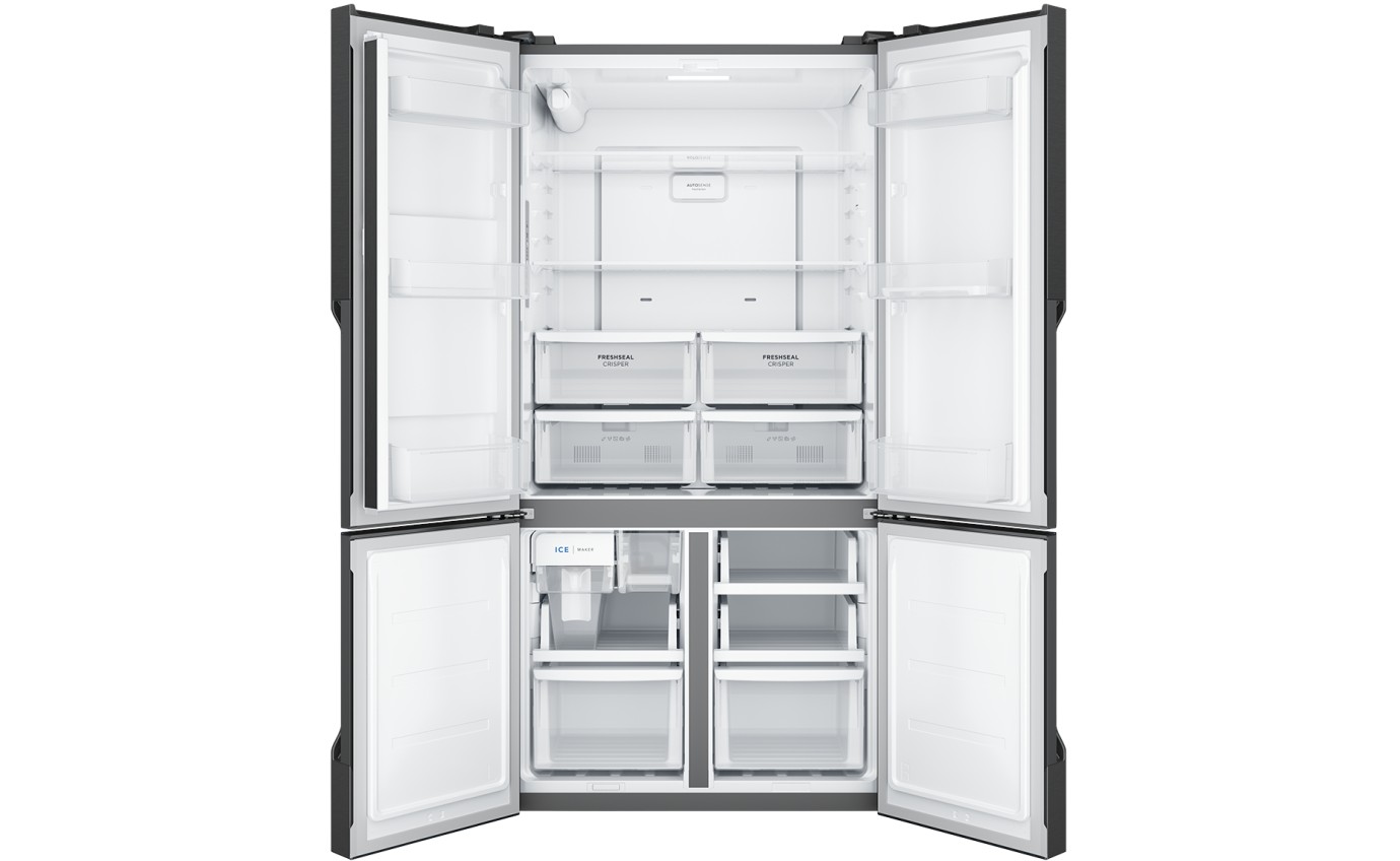 Westinghouse 564L Quad Door Fridge (Matte Charcoal Black) WQE5750BB