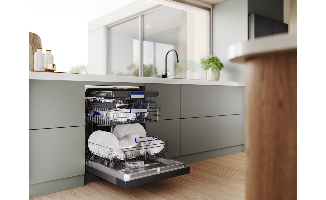 Westinghouse 60cm Built Under Dishwasher (Dark Stainless Steel) WSU6608KXC