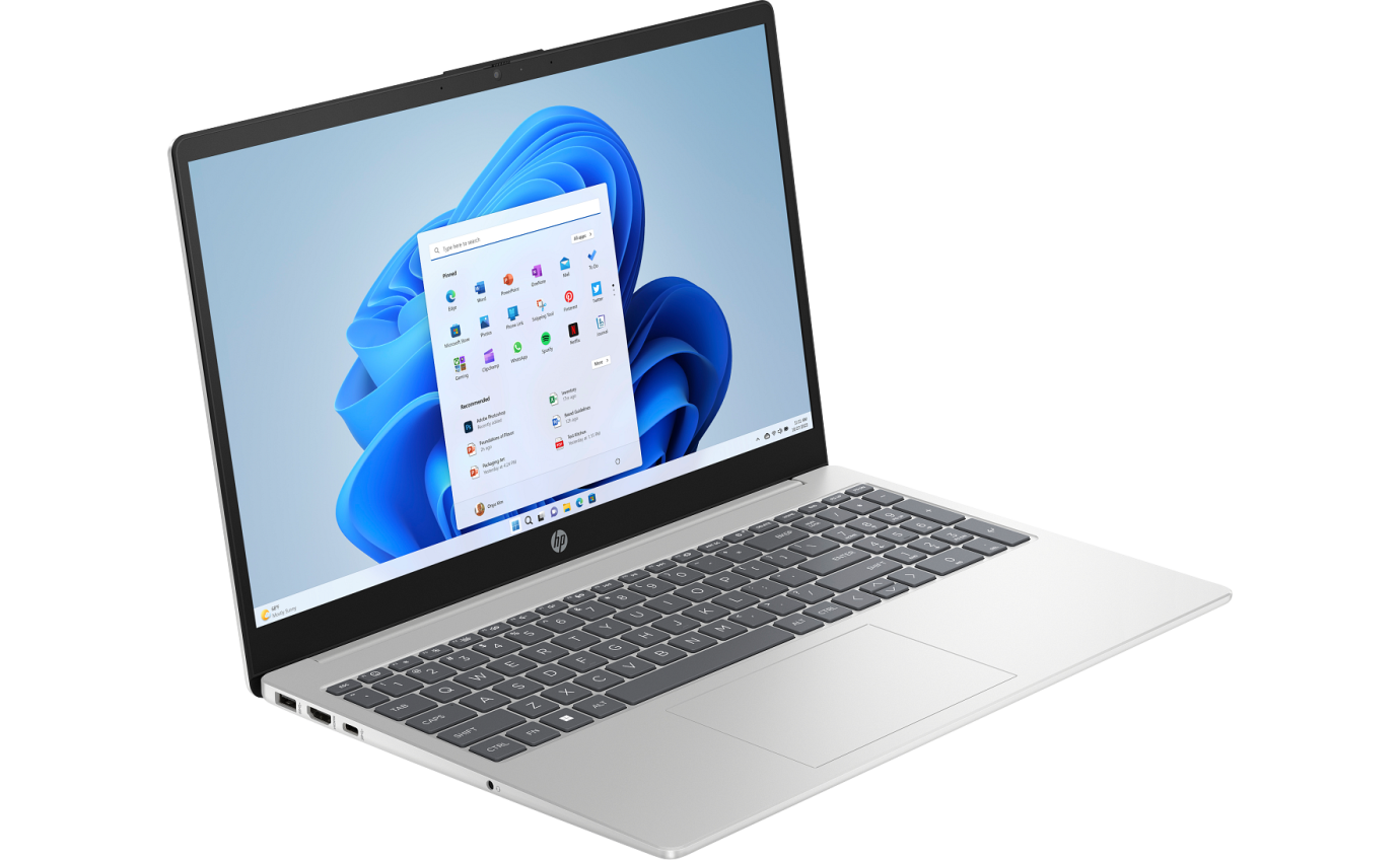 HP 15.6 inch Laptop AI Intel Core Ultra 7 255U 16GB RAM 512GB W11H BQ4E0PA