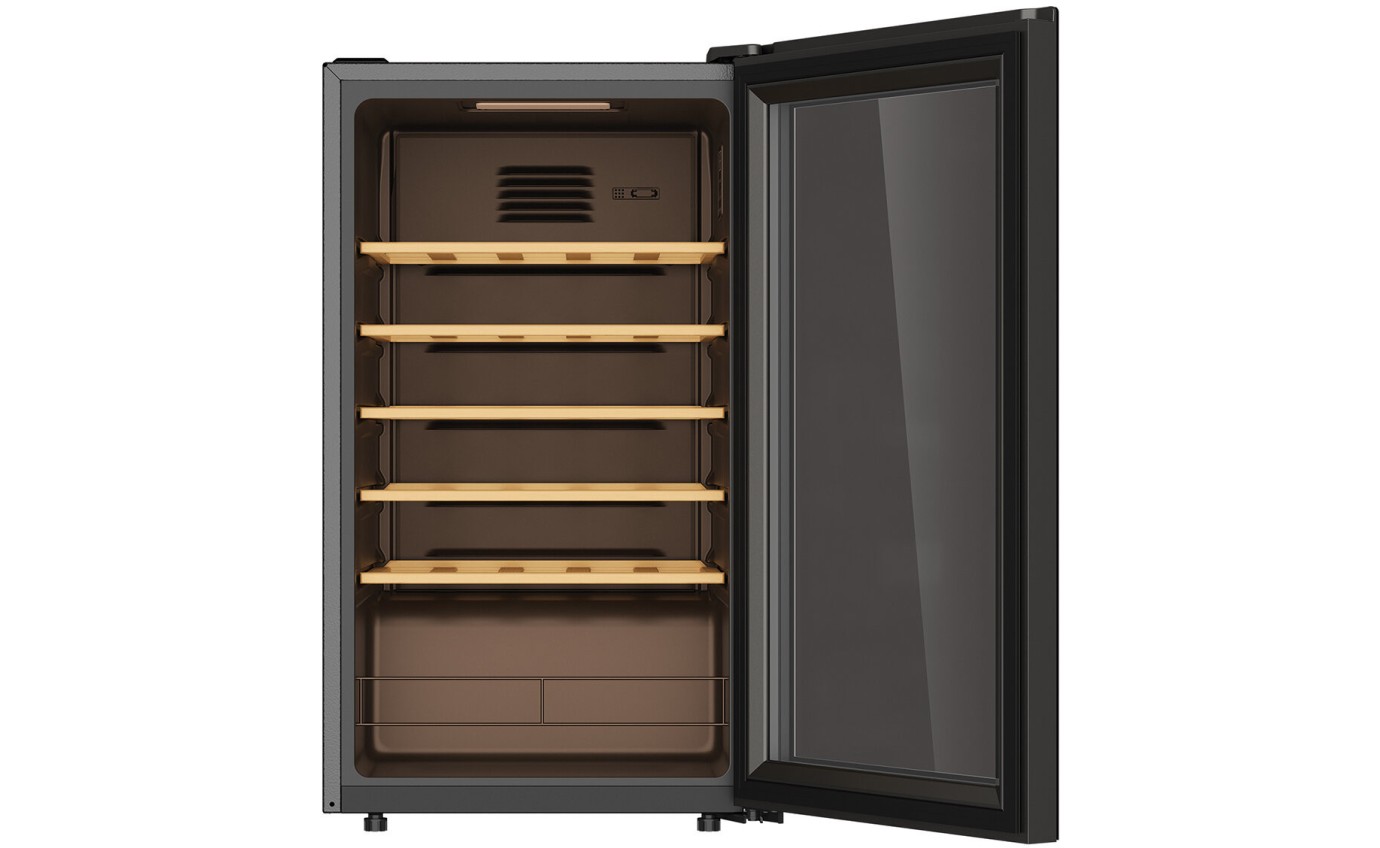 Haier 33 Bottle Wine Fridge (Black) HWC90UC