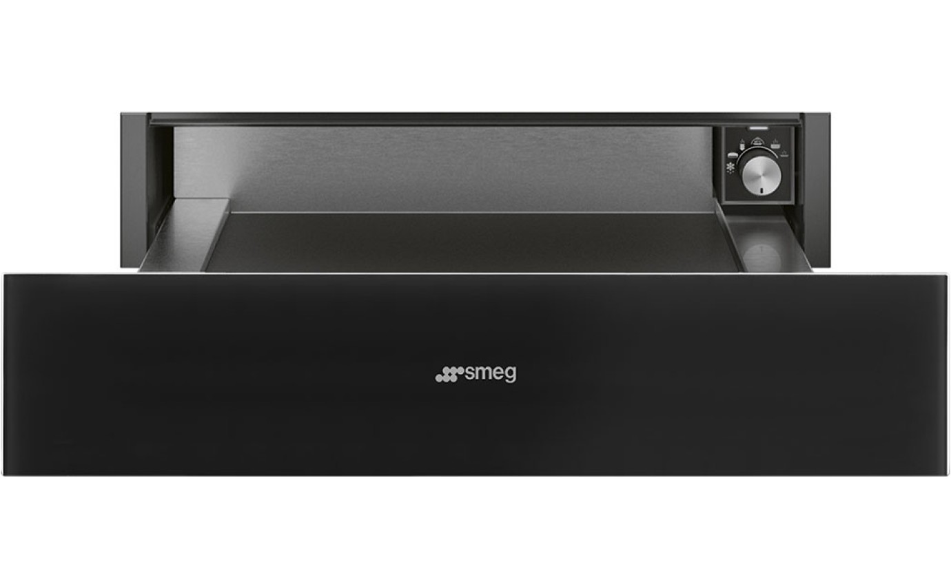 Smeg 15cm Linea Warming Drawer (Midnight Black) CPR115B3