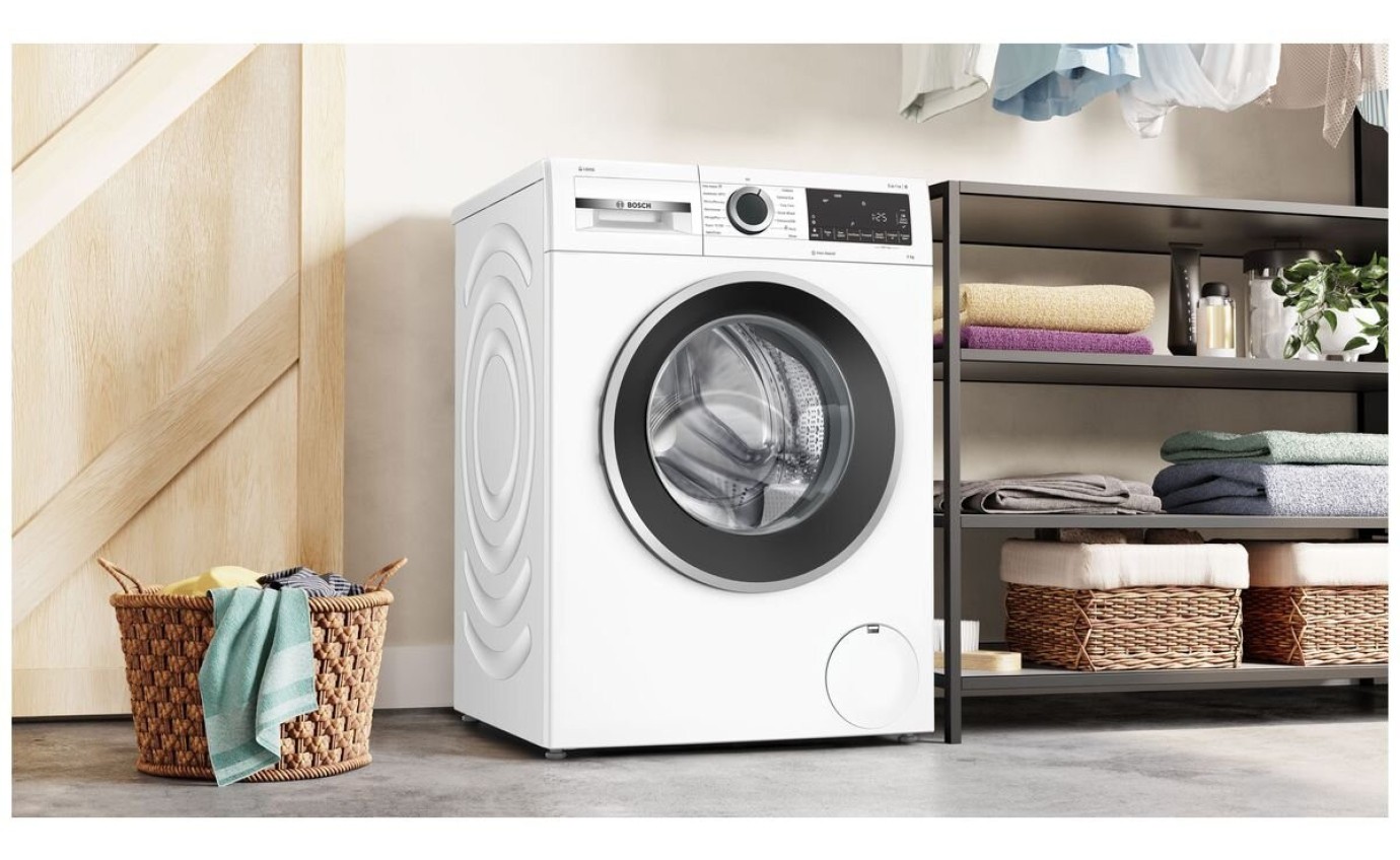 Bosch 9kg Series 6 Front Load Washing Machine (White) WGG244F0AU