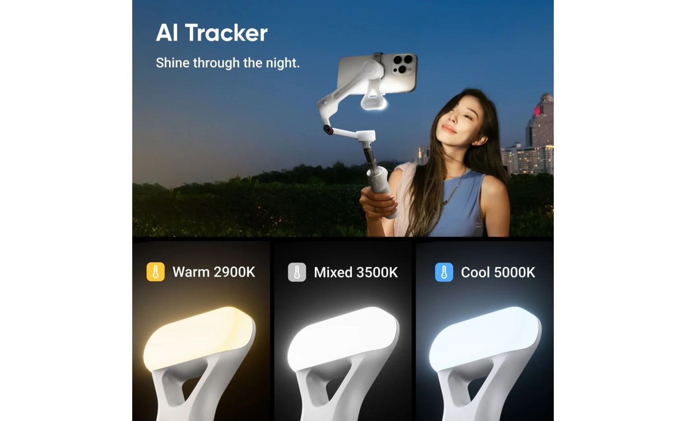 Insta360 Flow 2 AI Tracker Bundle (Stone Grey) INSTAFLOW2AI