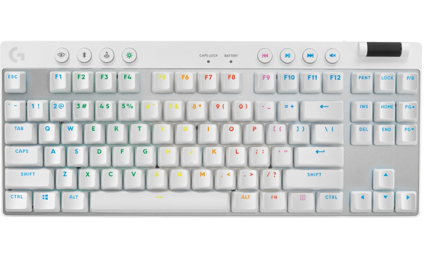 Logitech G PRO X TKL Gaming Keyboard (White) 920012149