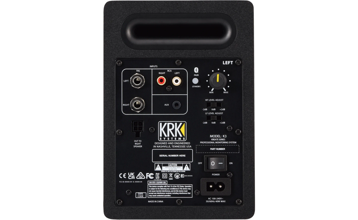 KRK Systems Kreate 3 Studio Monitor (Pair) KRKK3