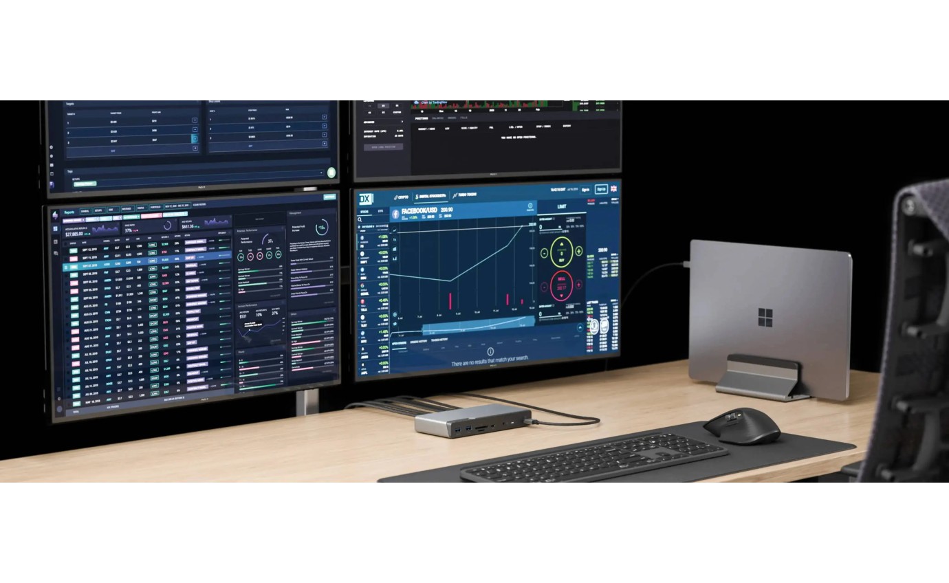 ALOGIC DV4 Universal Quad Display Docking Station DUCDV4