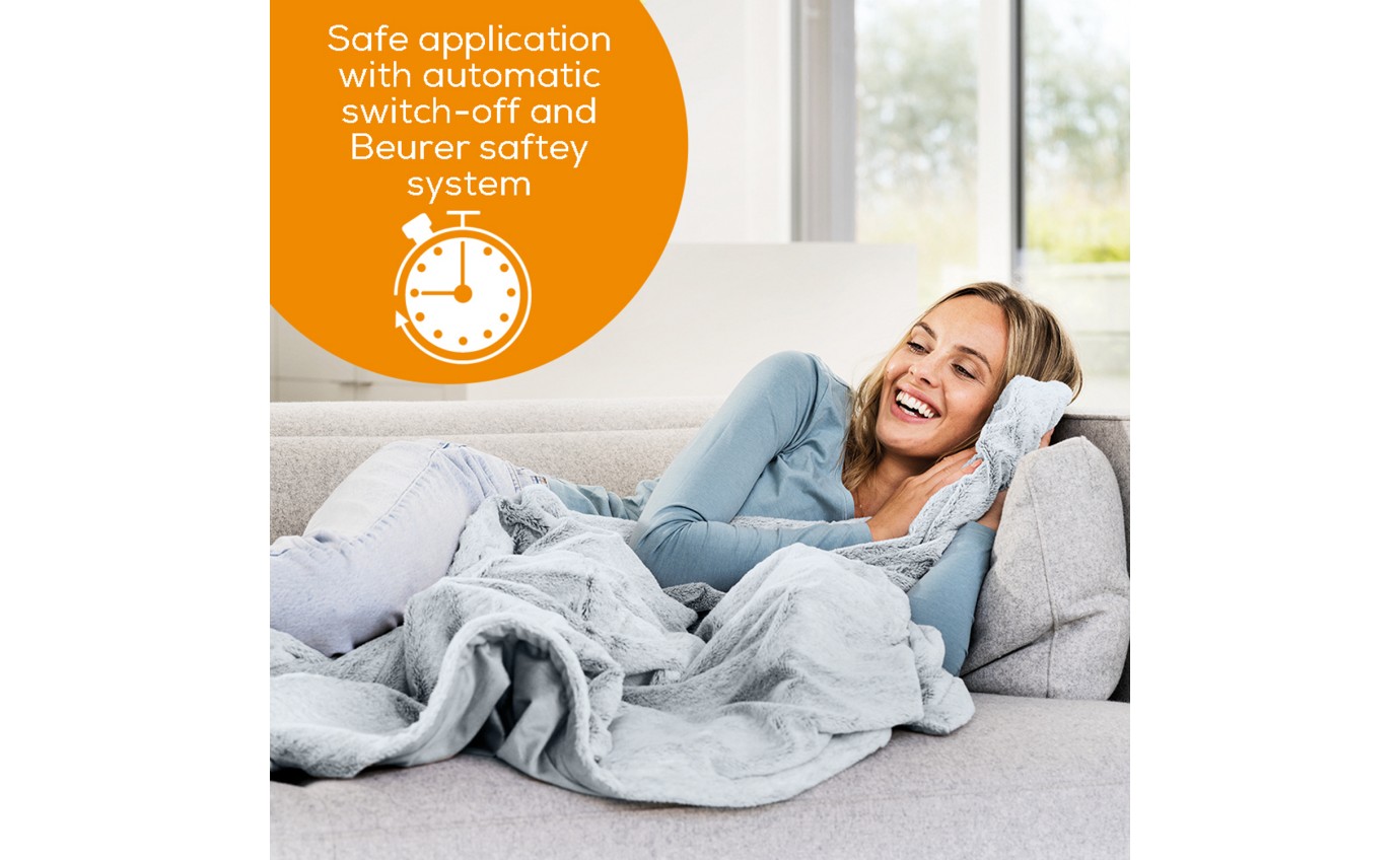Beurer Nordic Super Cosy Heated Throw (Charcoal Grey) HD75G