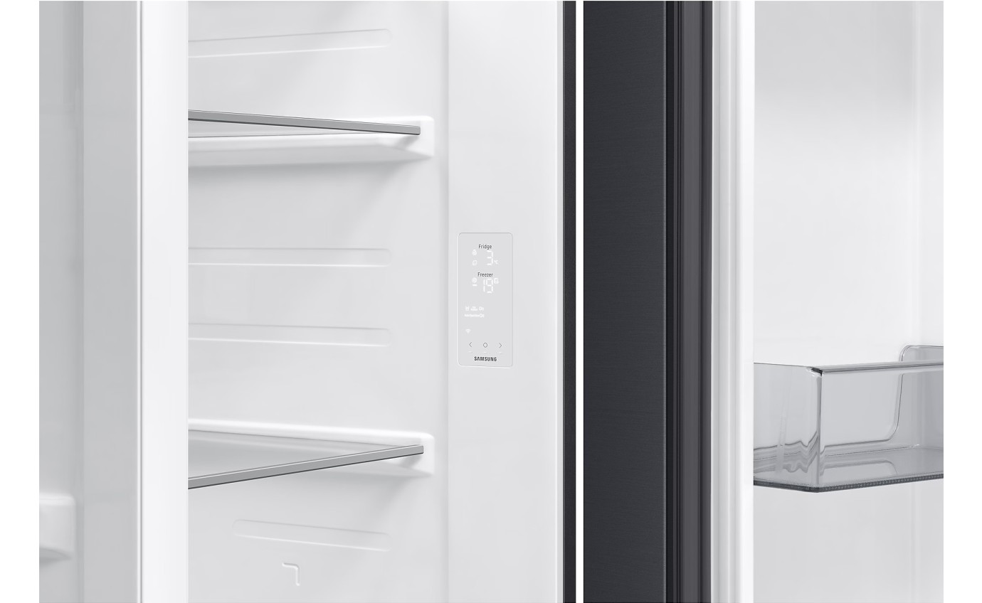 Samsung 634L Smart Side By Side Fridge (Dark Stainless Steel) SRS6300B