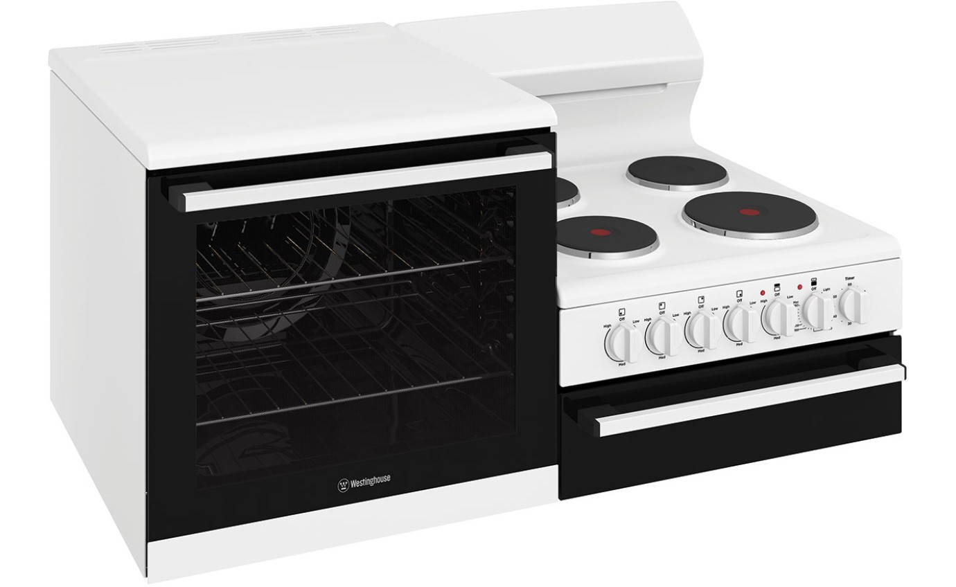 Westinghouse Electric Elevated Freestanding Cooker WDE132WCL