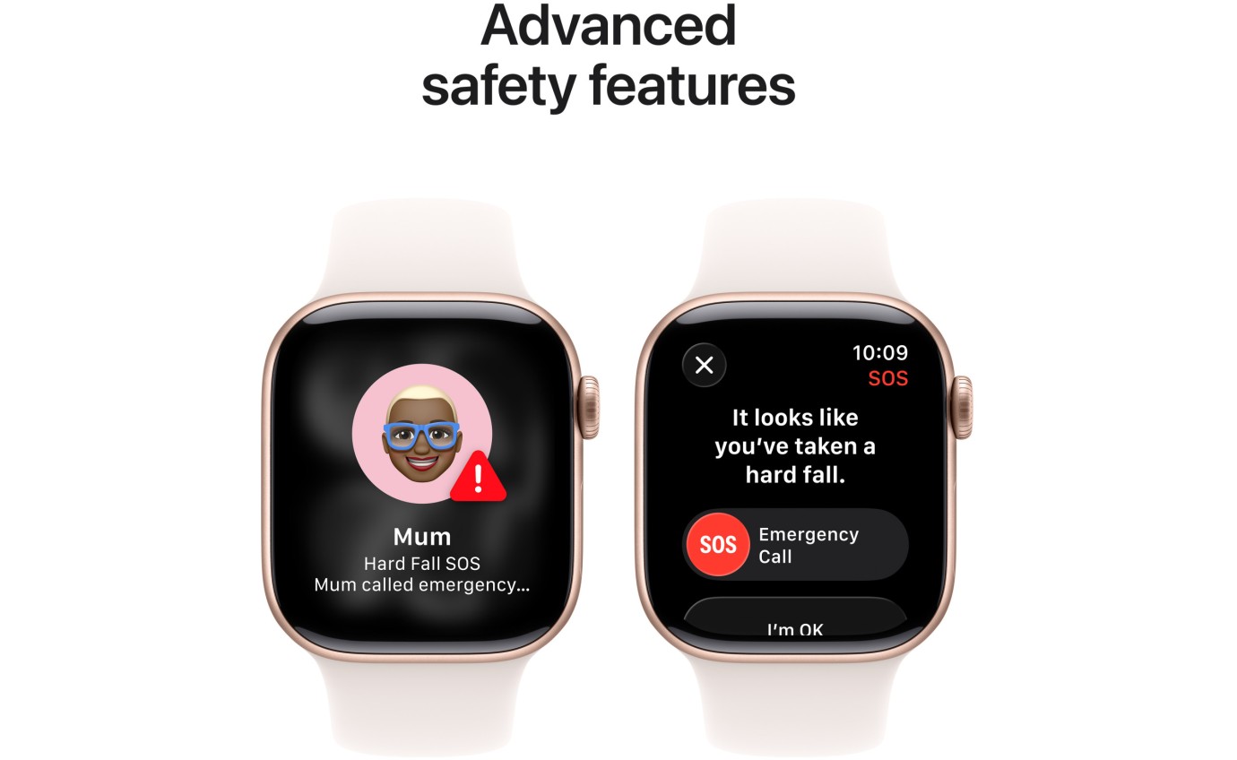 Apple Watch Series 11 GPS + Cellular 42mm Rose Gold Aluminium Case with Light Blush Sport Band (M/L) MF8F4XA