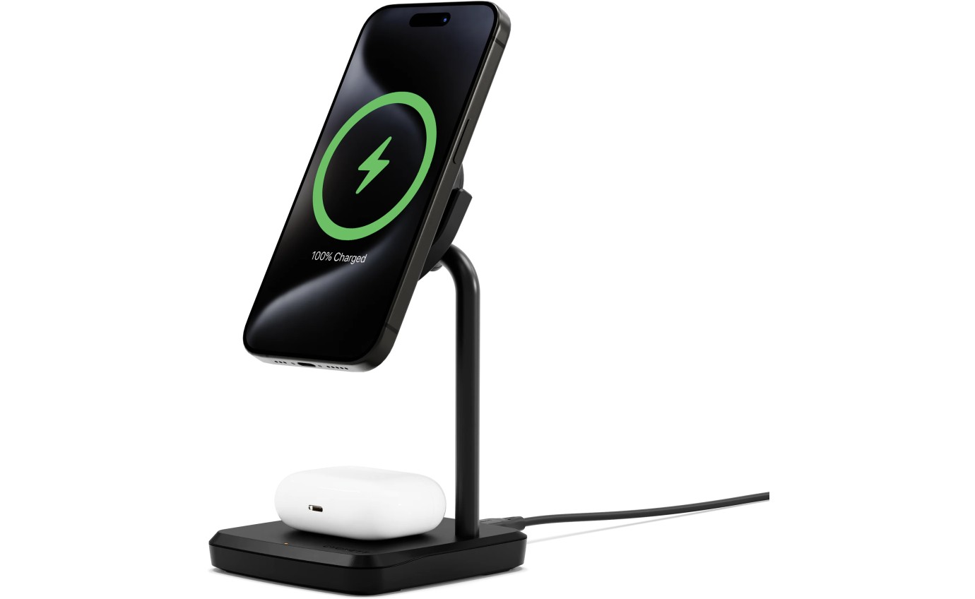 Cygnett ChargeBase Qi2.0 2-in-1 Magnetic Wireless Charger 11901330670