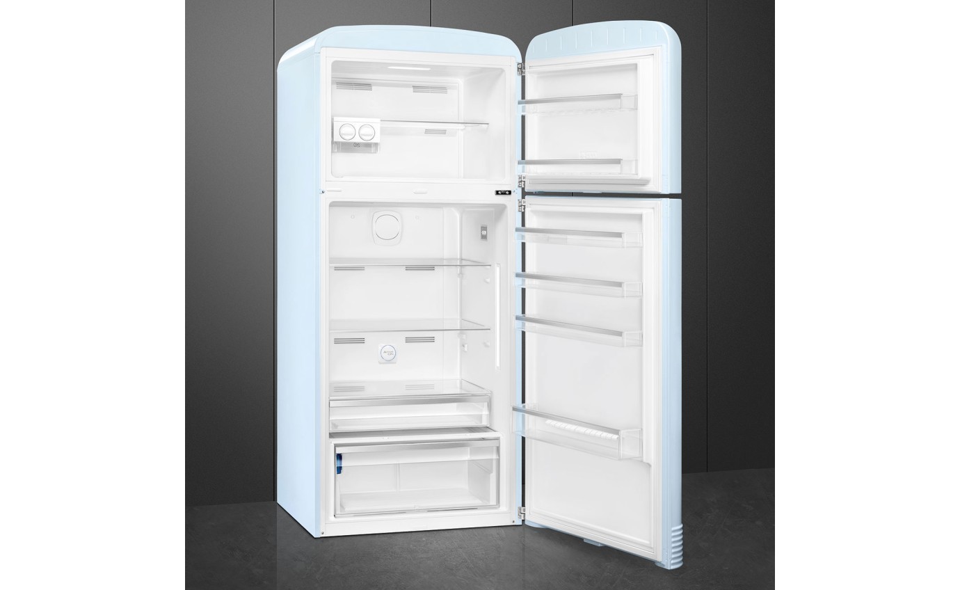 Smeg 524L 50s Style Retro Top Mount Fridge (Pastel Blue) FAB50RPB5AU