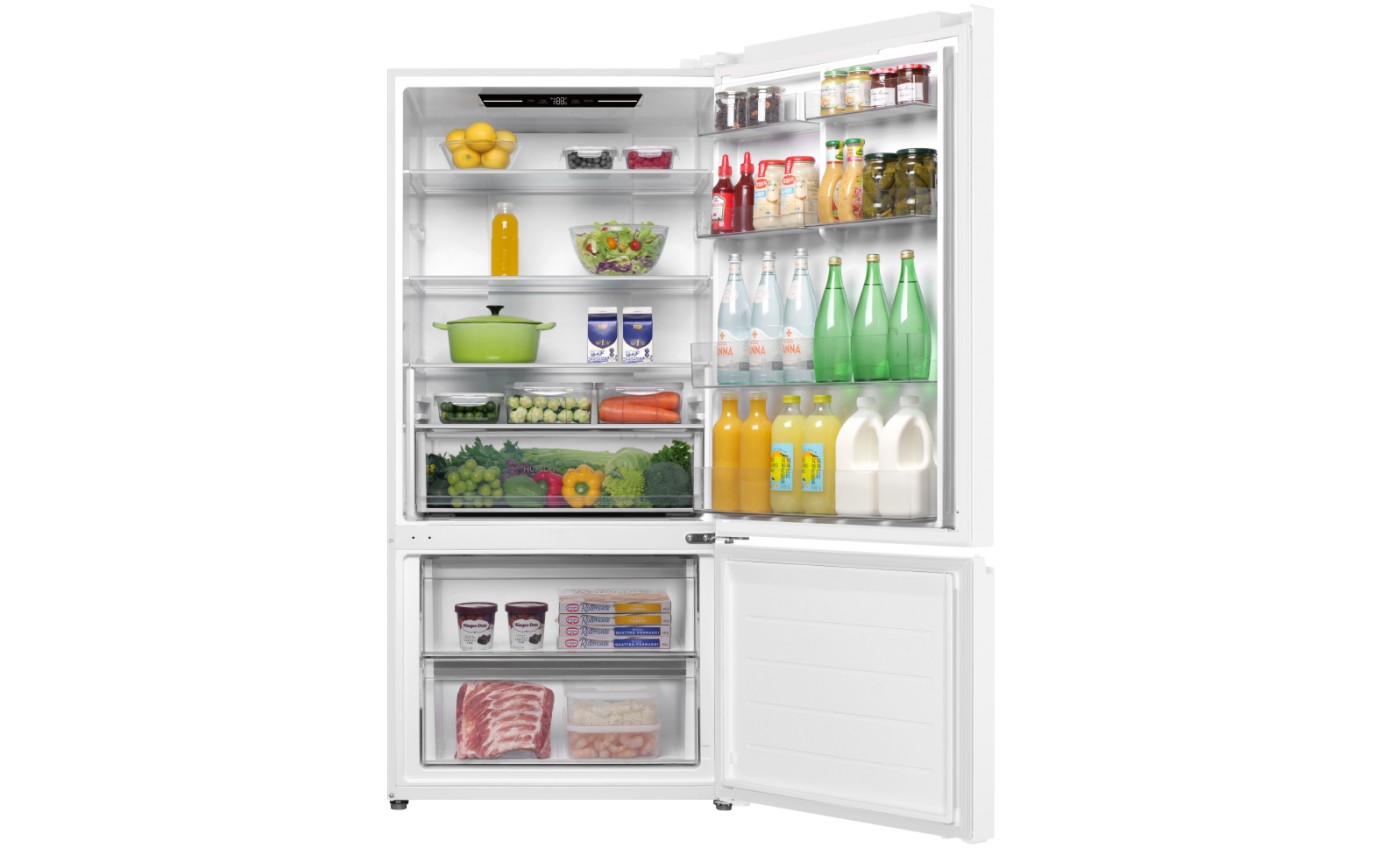 Haier 517L 500 Series Bottom Mount Fridge (White) HRF510BW