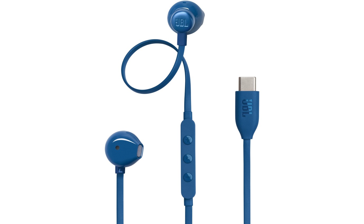 JBL Tune 305C USB-C In-Ear Headphones (Blue) JBLT305CBLU