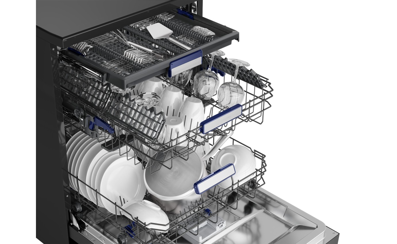 Westinghouse 60cm Freestanding Dishwasher (Dark Stainless Steel) WSF6606KXC