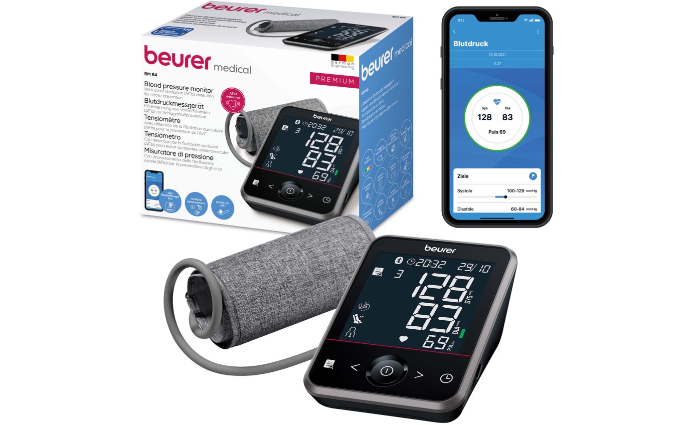 Beurer Upper Arm Blood Pressure Monitor BM64