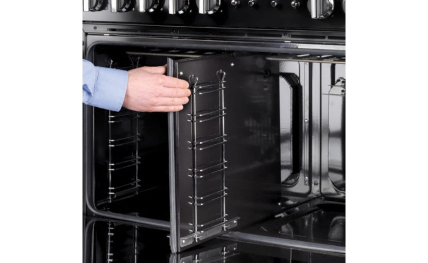 Falcon 90cm Classic FX Induction Freestanding Oven (Black/Chrome) CLA90FXEIBLCH