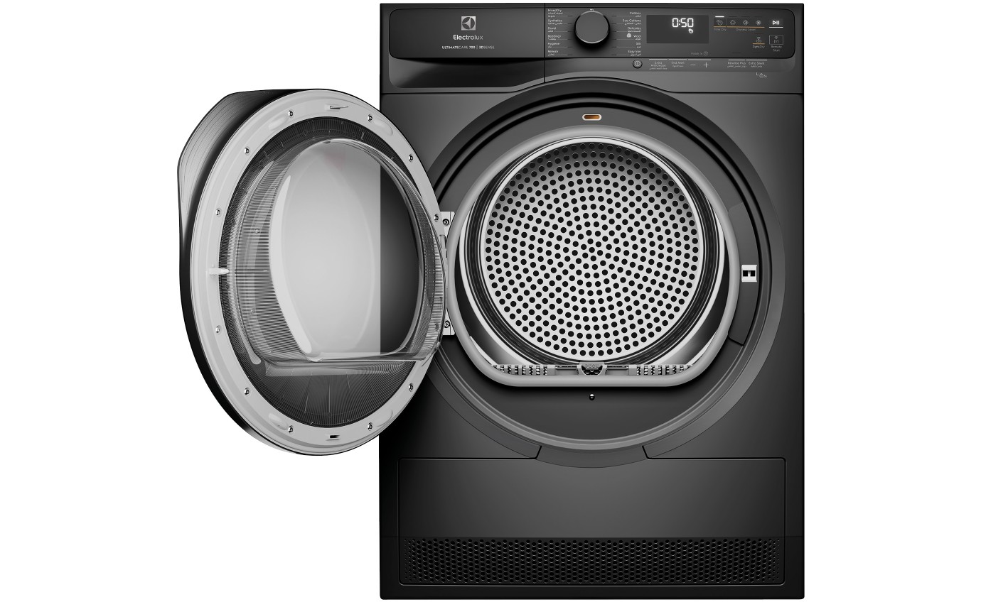 Electrolux 9kg UltimateCare 700 Heat Pump Dryer with 3D Sense (Dark Onyx) EDH903R7SC