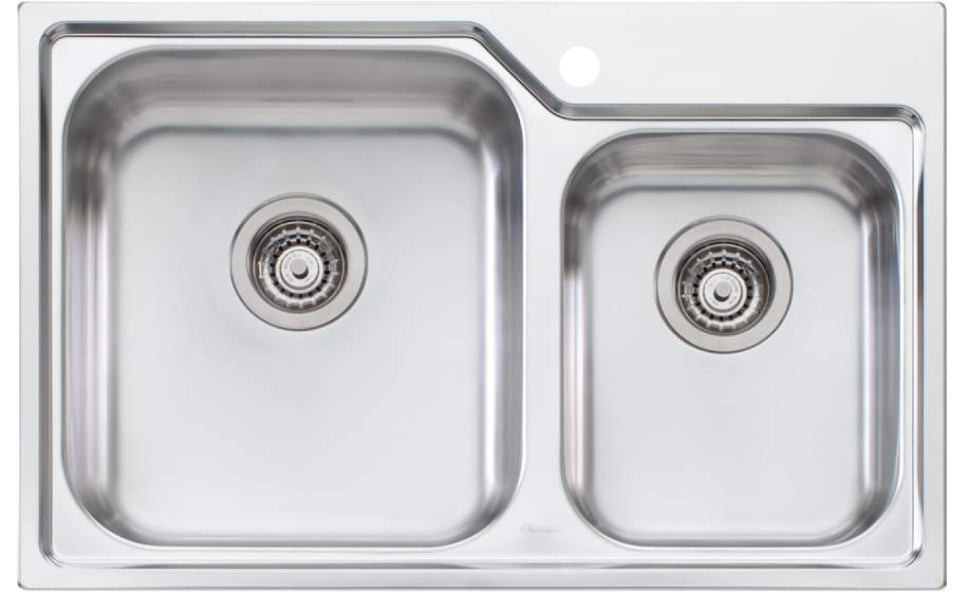 Oliveri Nu-Petite 1 & 3/4 Bowl Sink NP6151TH