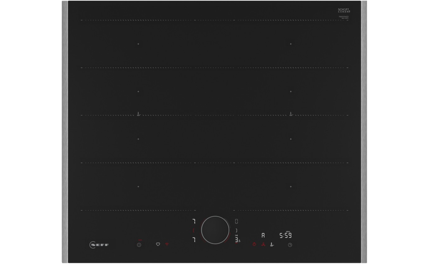 Neff N 90 Flex Induction Cooktop (Metallic Silver) T66YYY4C0MS