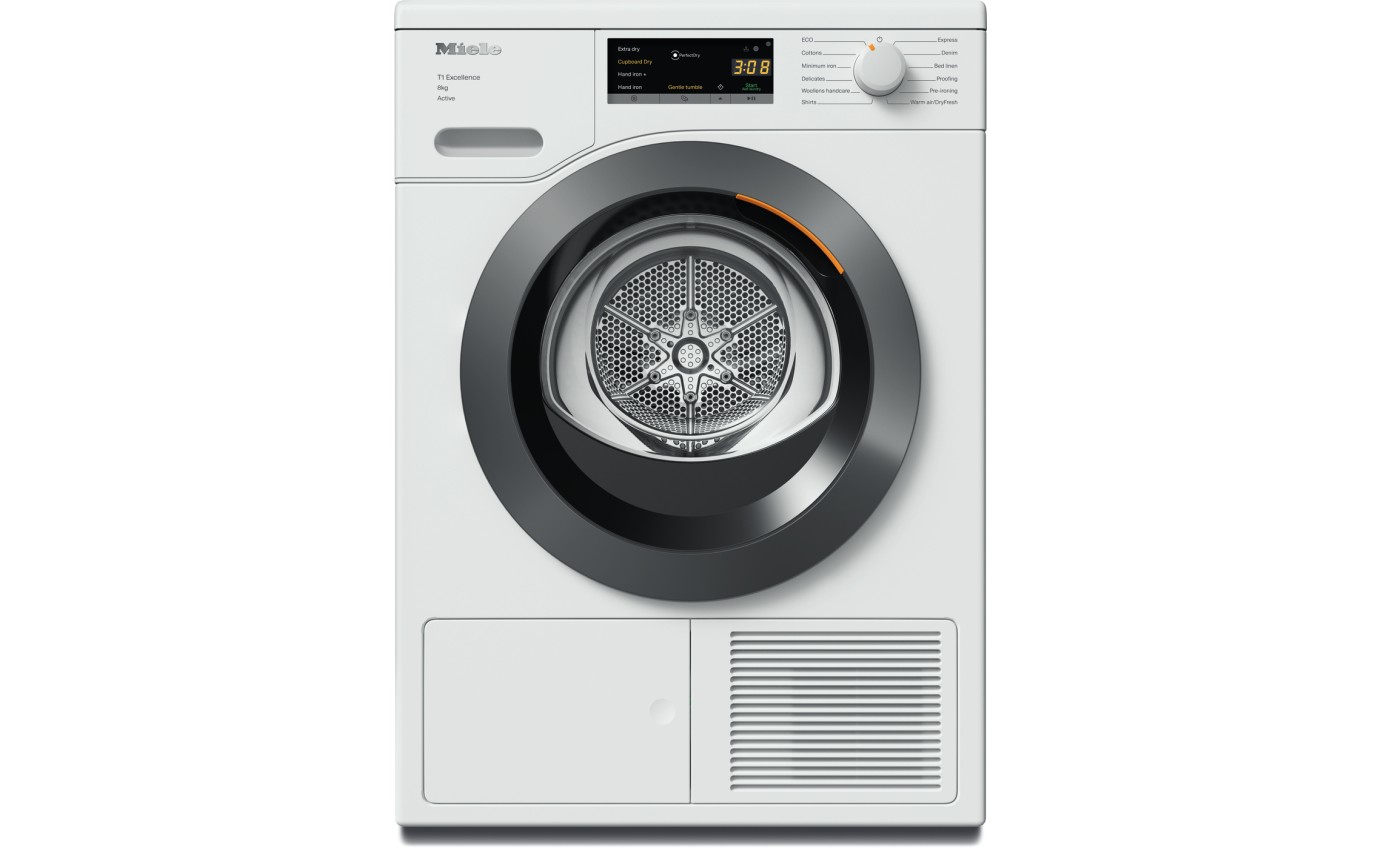Miele 8kg Active T1 Heat Pump Dryer TEA325WP