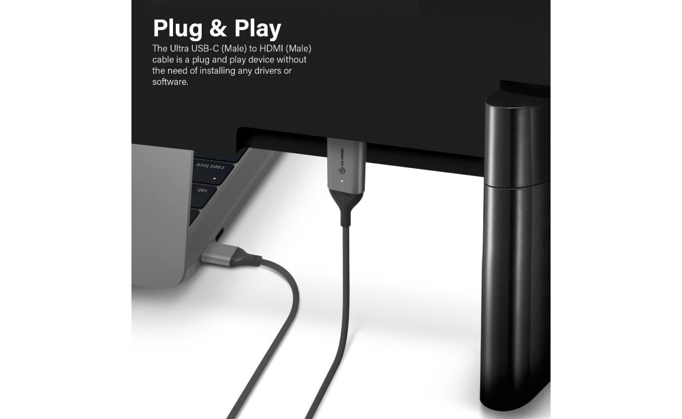 ALOGIC USB-C Male to HDMI Cable (2m) ULCHD02SGR