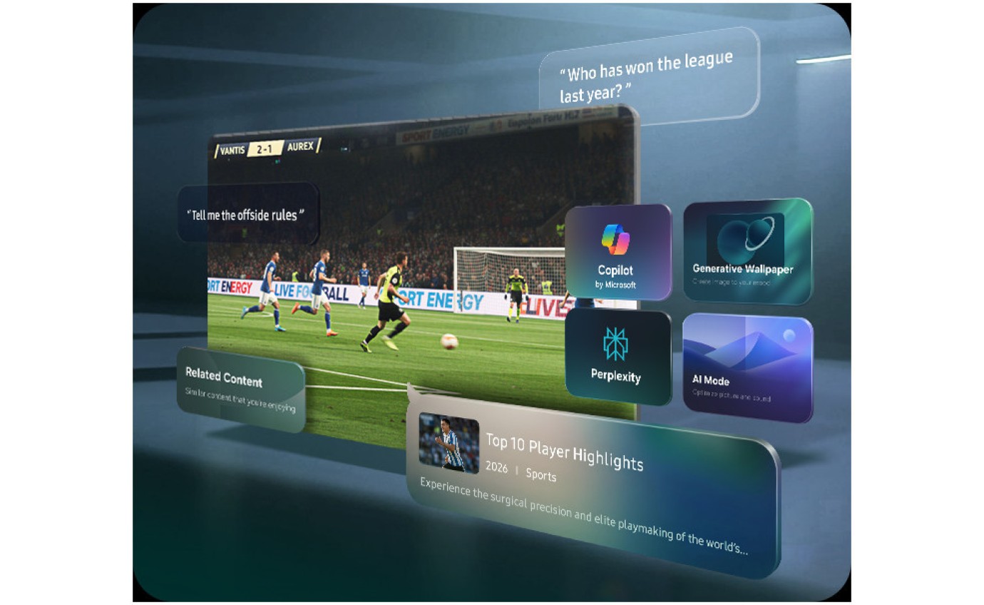 Samsung 85 inch R85H Micro RGB 4K Vision AI Smart TV MRA85R85HAWXXY