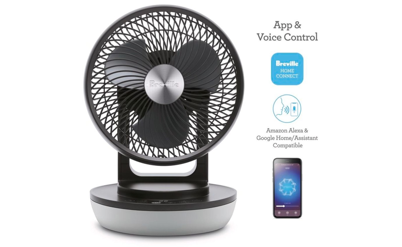 Breville the AirActive 3D Connect Circulator Fan LFA208GRY