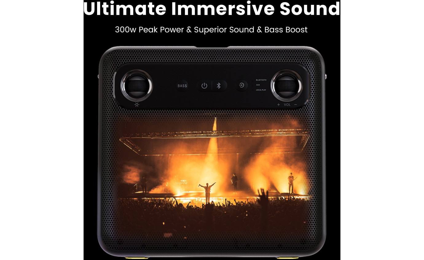 Ikarao Break X2 Premium Portable 600W Karaoke Speaker IKBREAKX2