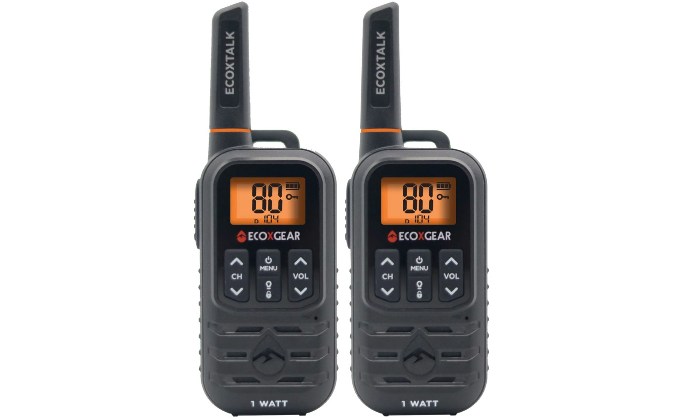 Ecoxgear 1.0 Watt UHF CB Handheld Radio (Twin Pack) EXG110S2PK