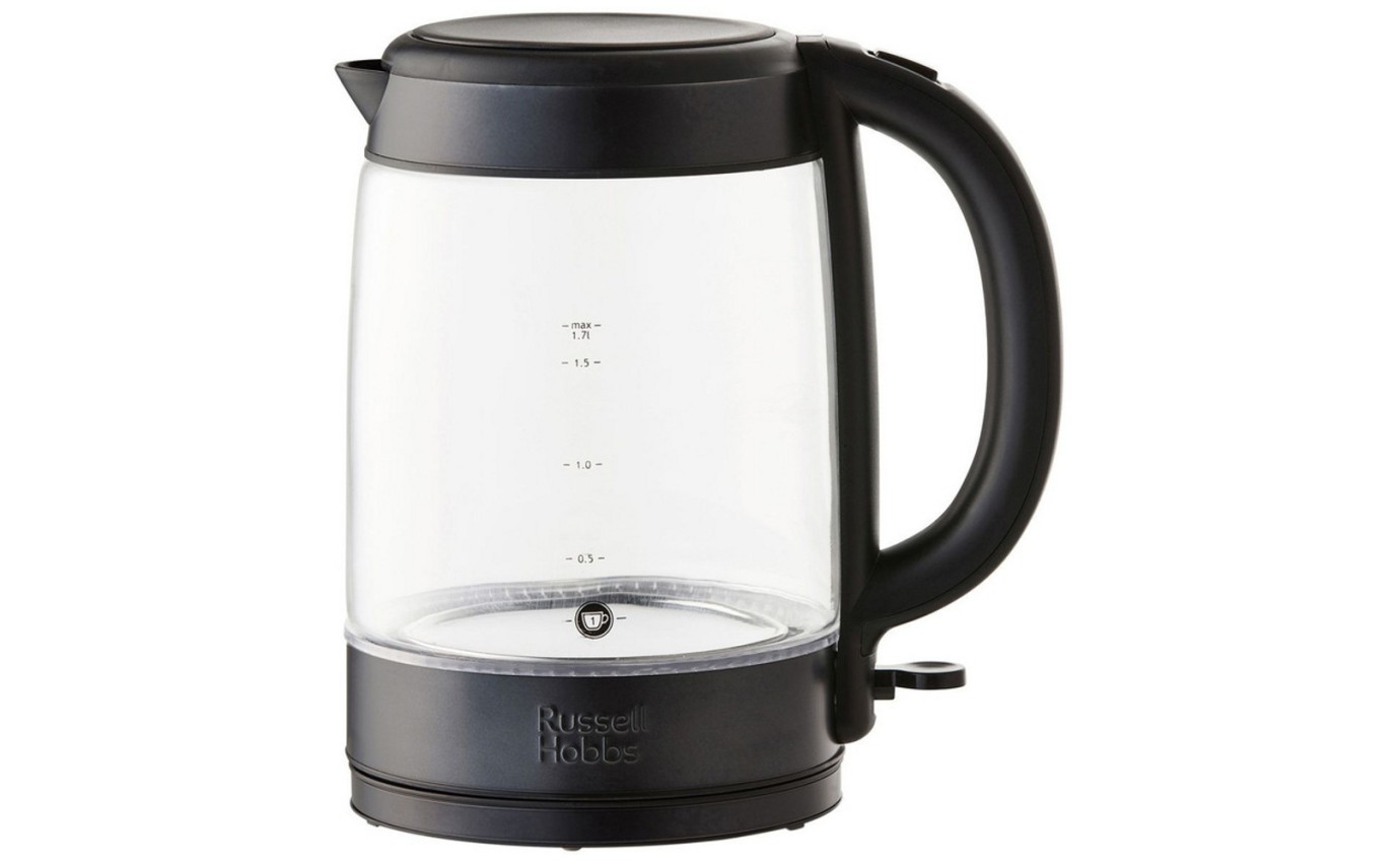 Russell Hobbs Brooklyn Glass Kettle (Black Stainless Steel) RHK172BCH