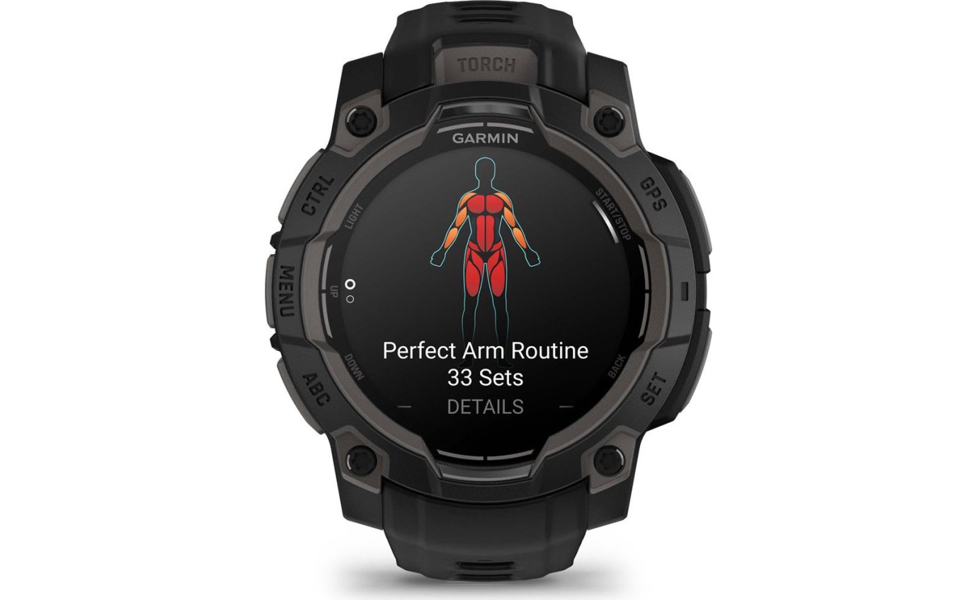 Garmin Instinct 3 45mm AMOLED Smart Watch (Black) 0100293600