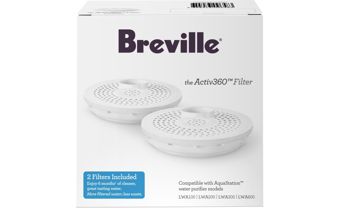 Breville the Activ360™ Water Filter (2 Pack) LWA063WHT