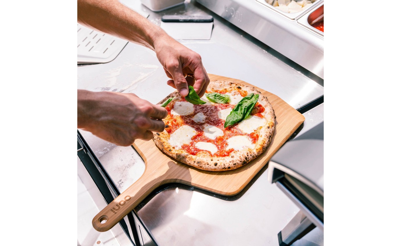 Ooni 12 inch Bamboo Pizza Peel & Serving Board UUP08200