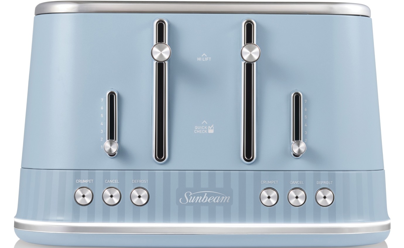 Sunbeam French Riviera Collection 4 Slice Toaster (Morning Haze) TAM8104BL