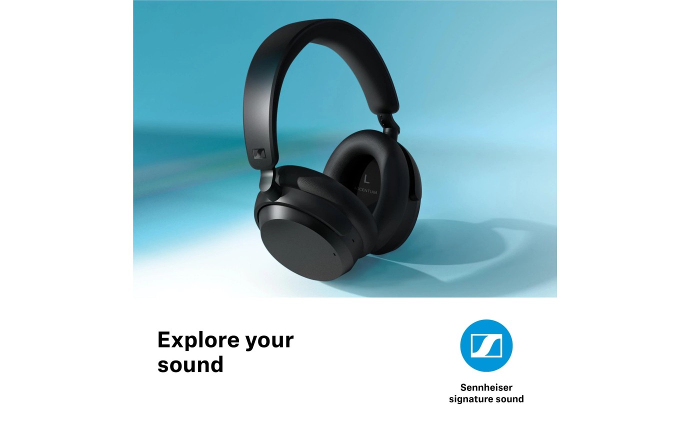 Sennheiser Accentum Wireless Noise Cancelling Over-Ear Headphones (White) 11901351337