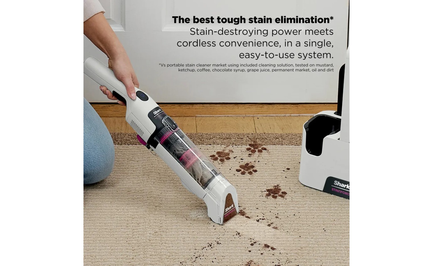 Shark StainForce Cordless Stain-Destroying Spot Cleaner HX100ANZ