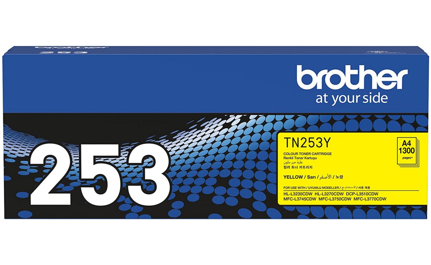 Brother TN 253 High Yield Toner (Yellow) TN253Y