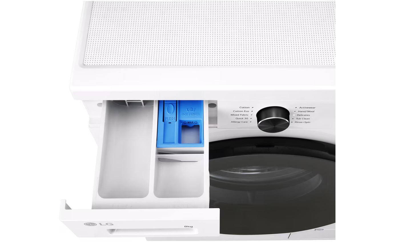 LG 8kg Series 1 Front Load Washing Machine with Steam WV11208W