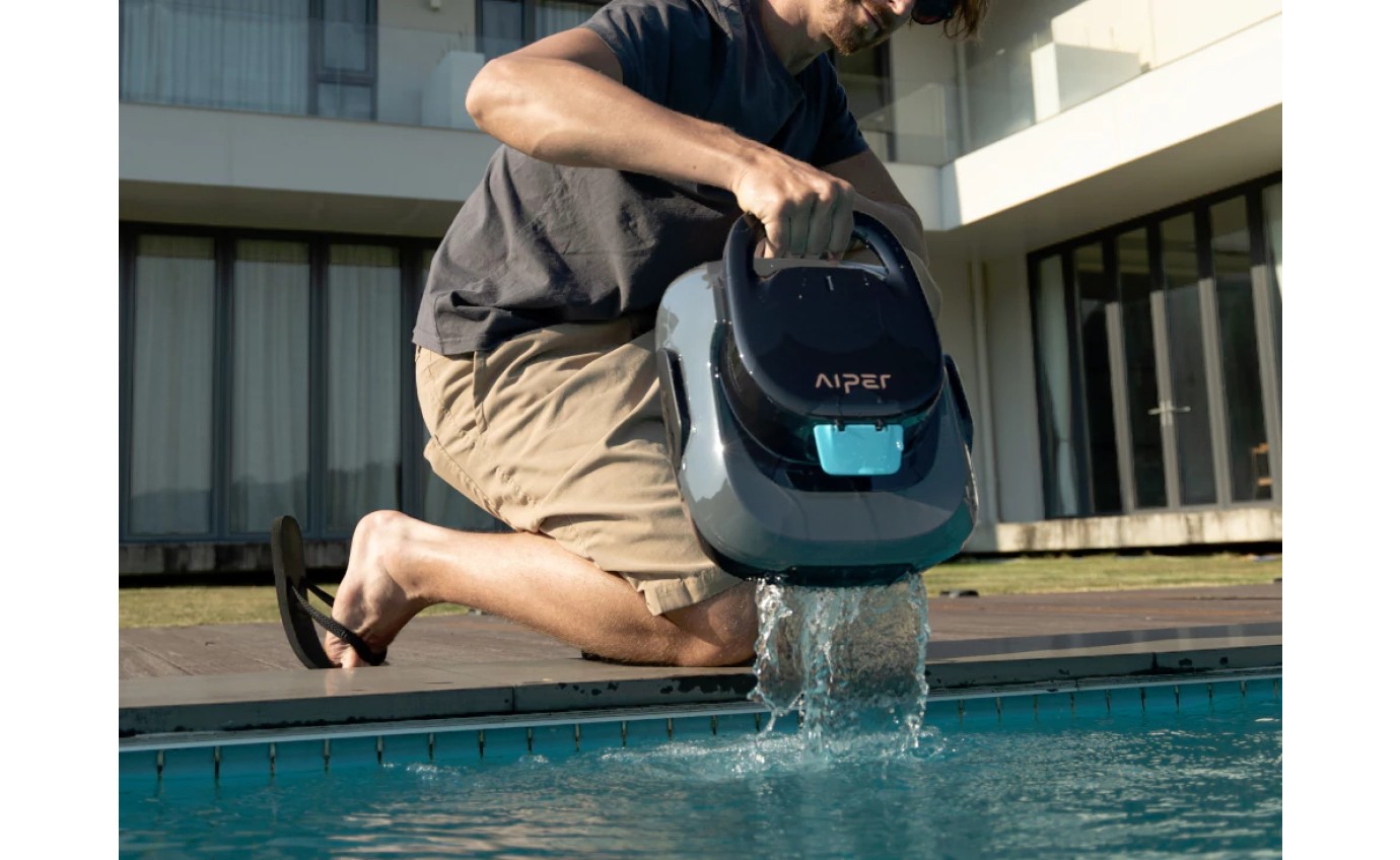Aiper Scuba SE Cordless Robotic Pool Cleaner (Dark Grey) 253292