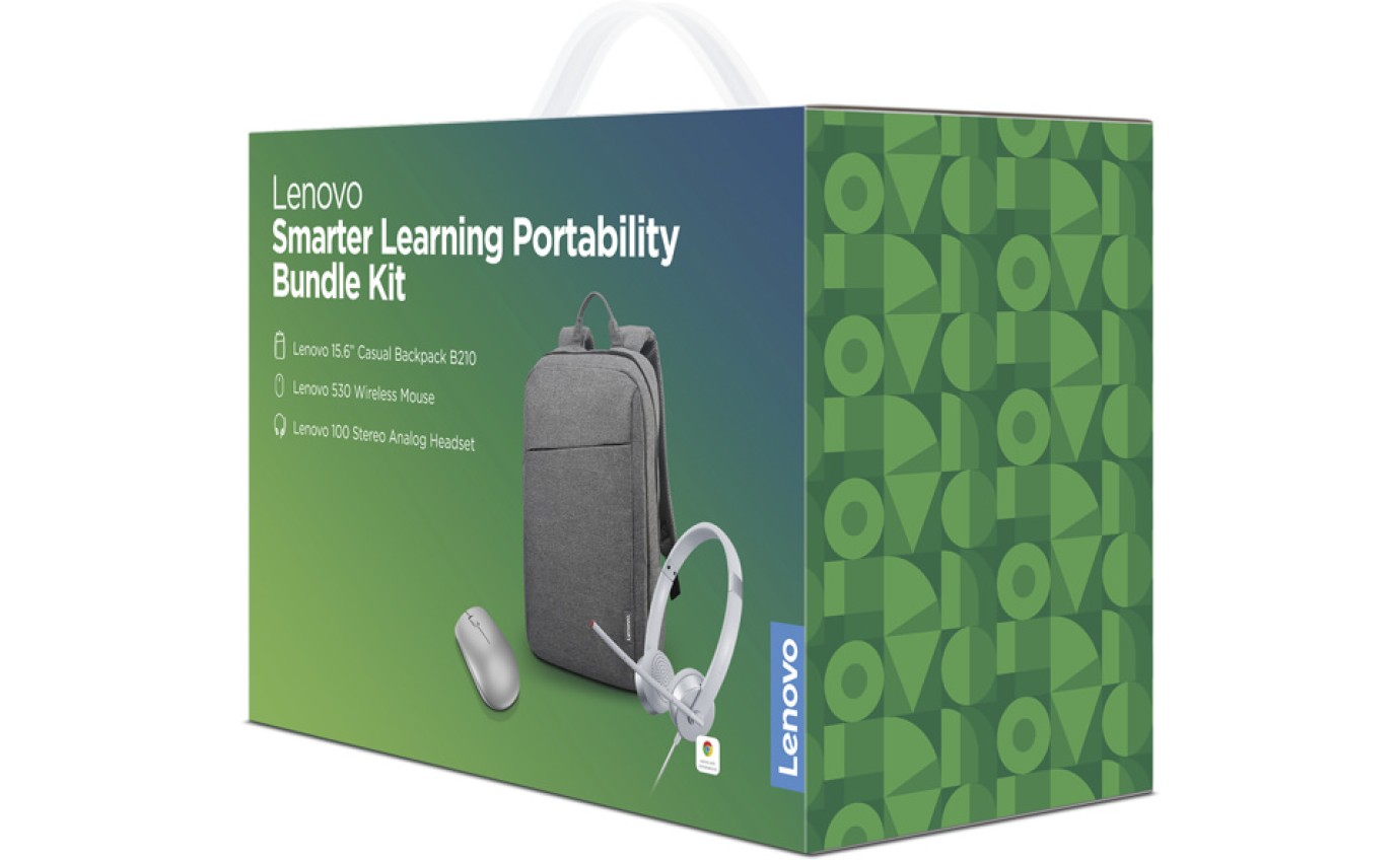 Lenovo Smarter Learning Portability Bundle (Stereo Headset + Wireless Mouse + Backpack) XXXX007947