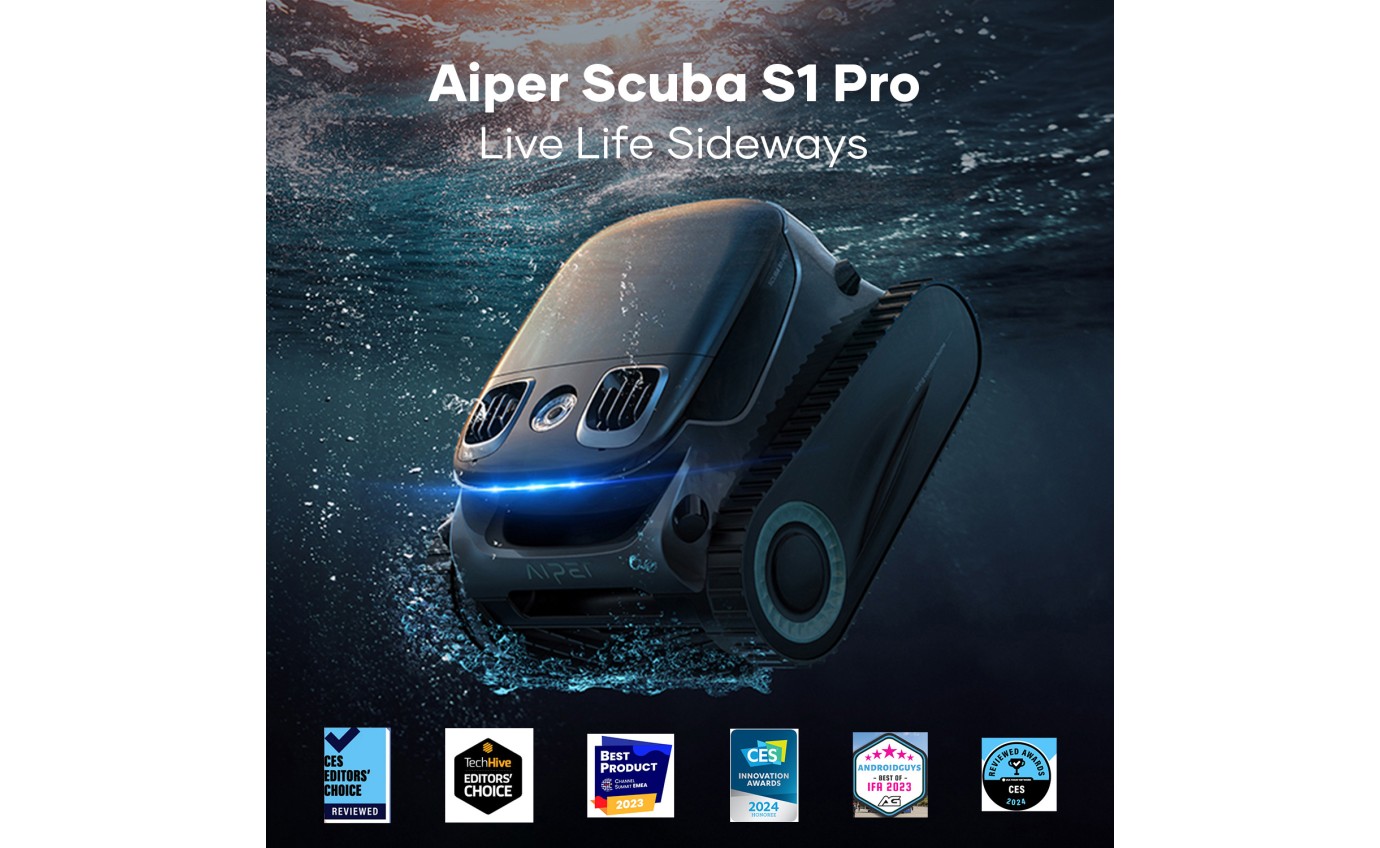 Aiper Scuba S1 Pro Cordless Robotic Pool Cleaner 253291
