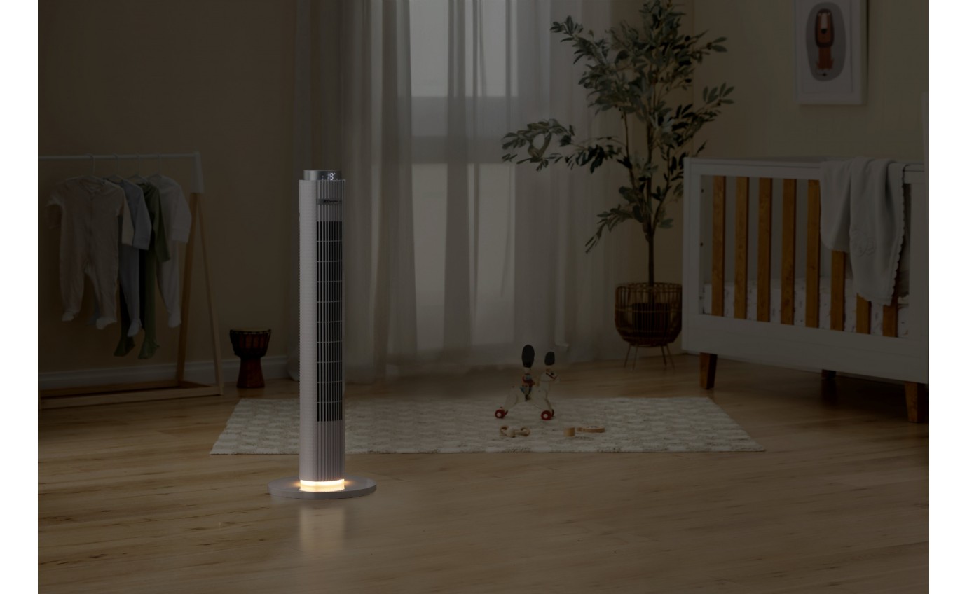 Dimplex 93cm Tower Fan with Night Light DCTF93NL